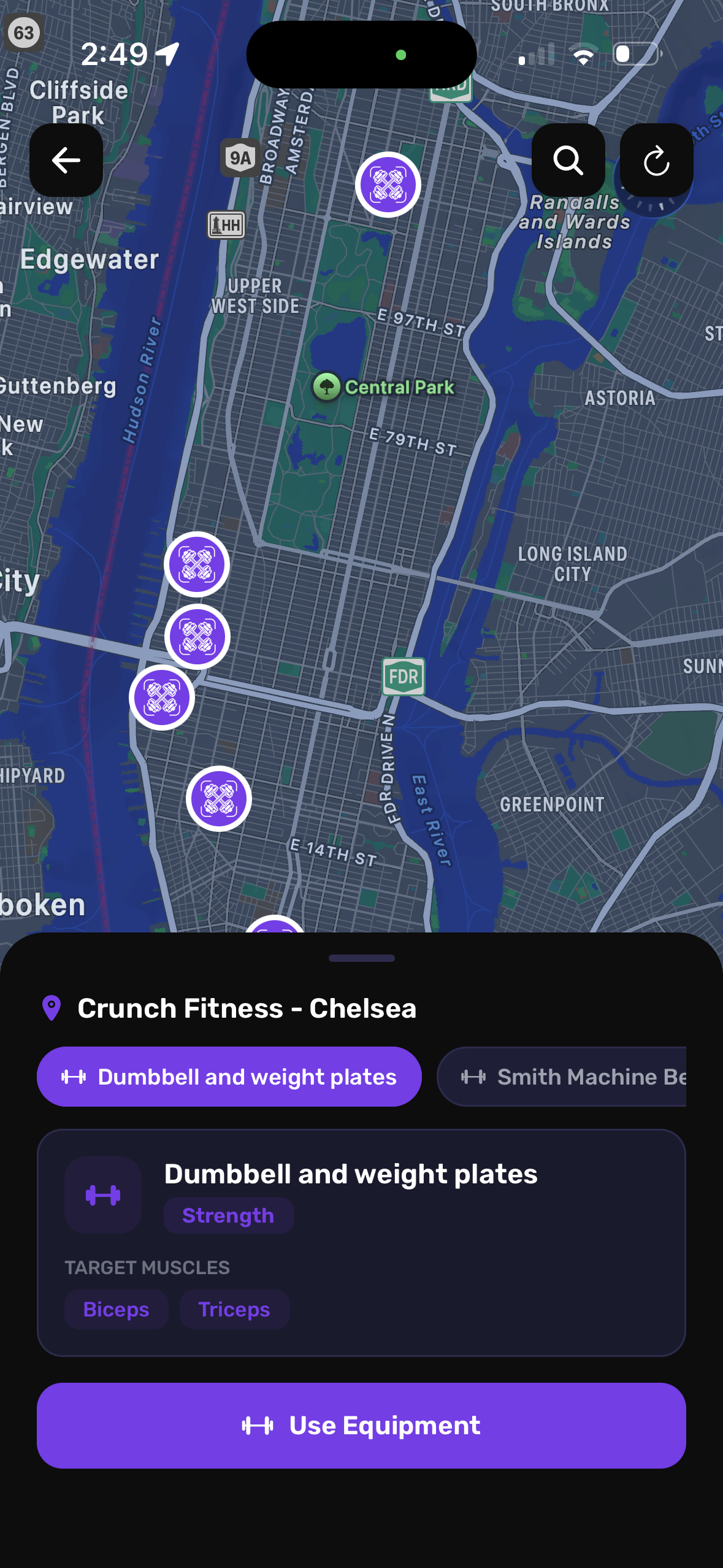 Gym detail